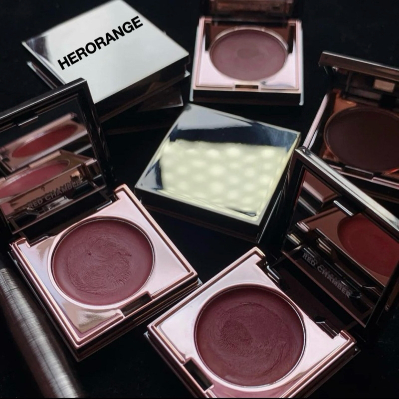 HERORANGE❤ Lipstik Sweet Powder Blusher Cream Blush On