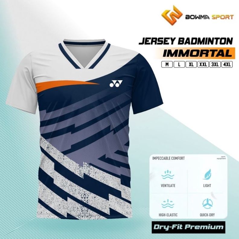 Original JERSEY BADMINTON BAJU BADMINTON IMMORTAL