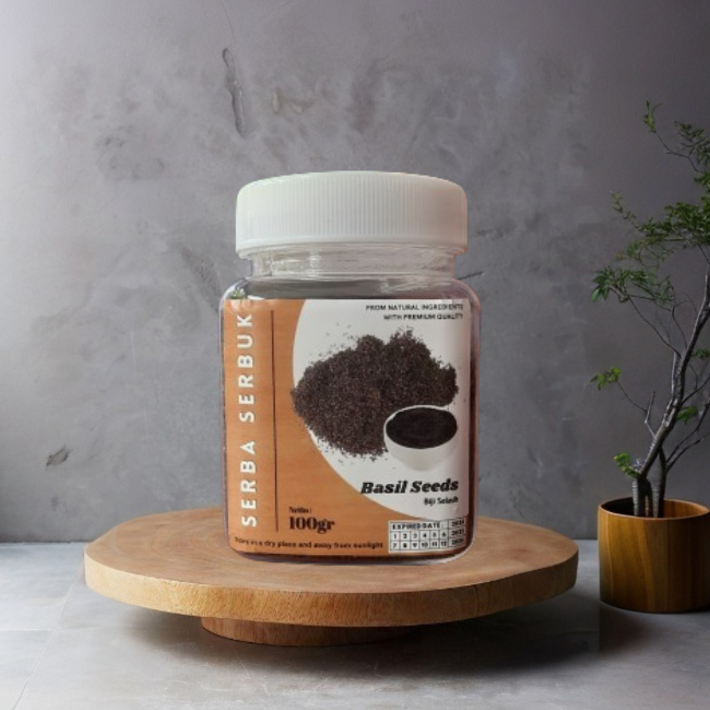 

Biji Selasih - Basil Seeds (100gram)
