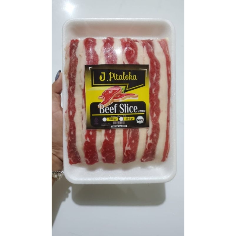 

J PITALOKA BEEF SLICE FAT 500GR