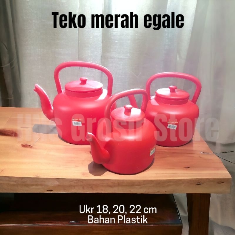 Teko air merah eagle plastik - teko unik serbaguna berkualitas