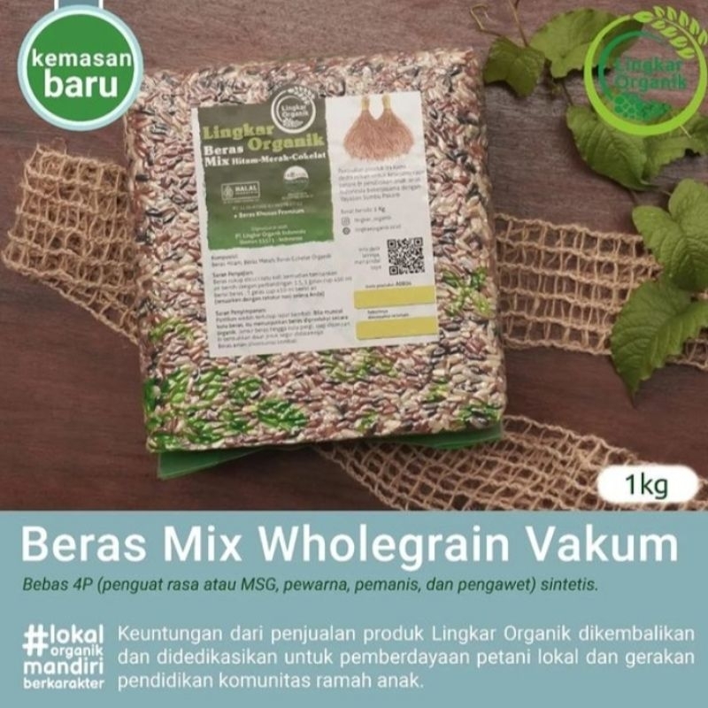 

Beras Organik Mix WG (Coklat, Merah, dan Hitam)