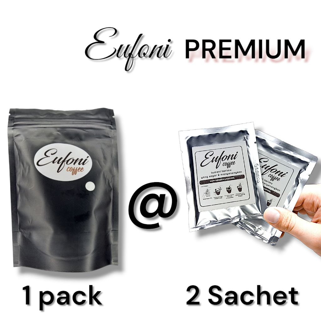 

Kopi Arabika & Kopi Robusta Coffee Drip Eufoni Premium