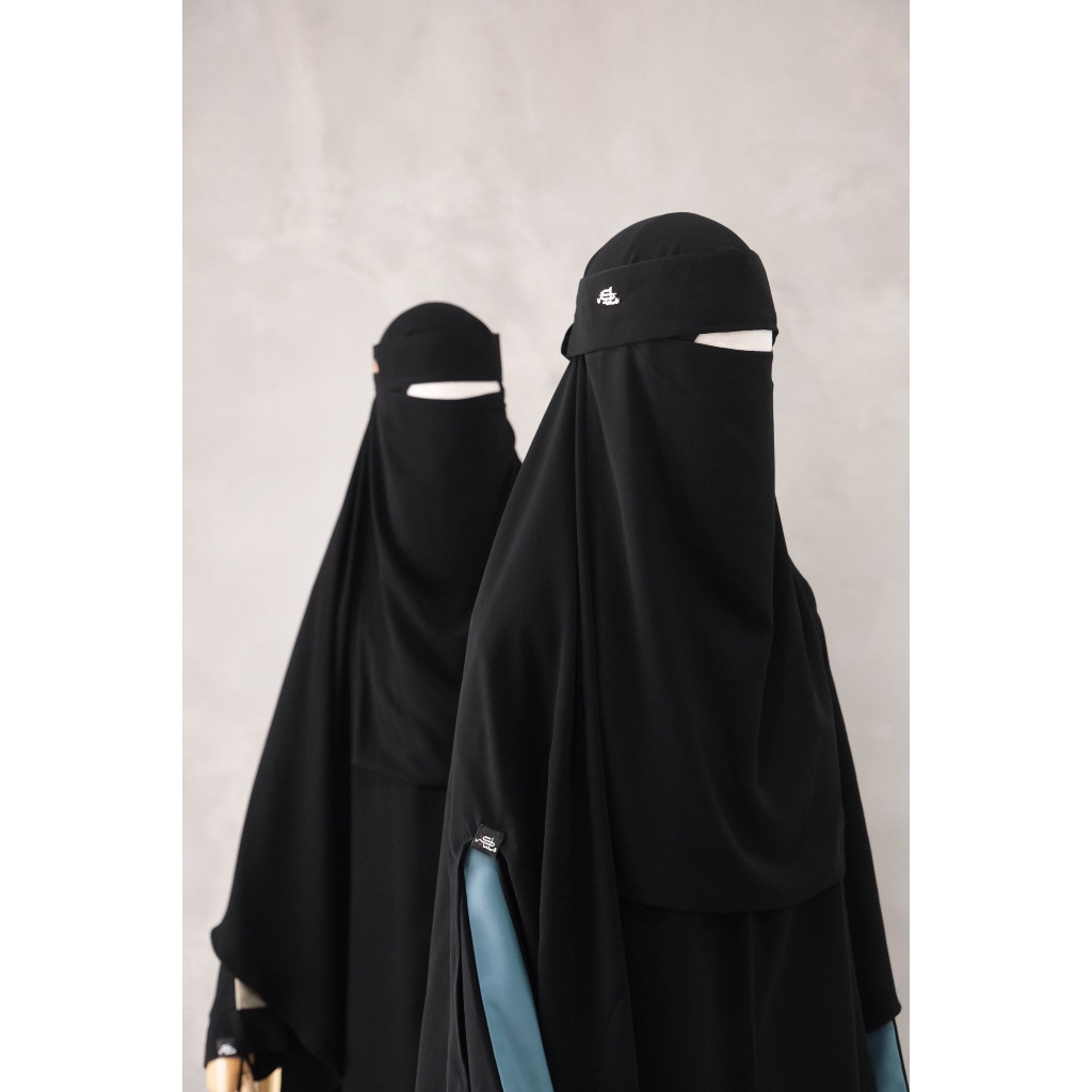 Niqab Bandana & Flap Premium Import by Malikah