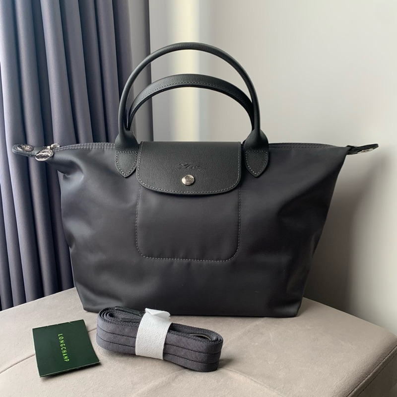 Longchamp Le Pliage Neo Small Graphite Dark Gray
