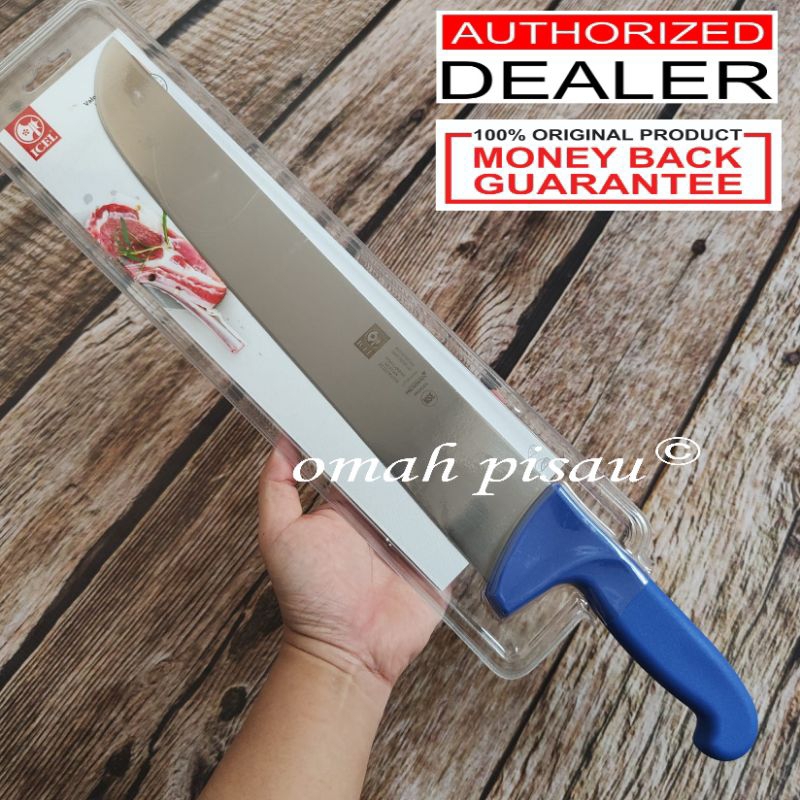 Pisau Sembelih icel 36 cm blue straight 286.3181.36 butcher knife original Portugal