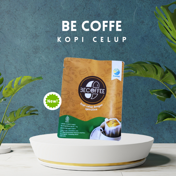Kopi Spirulina Becoffee Albitec Stamina Dan Kesehatan Pria Wanita Dewasa