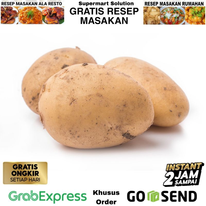 

Kentang lokal UKURAN BESAR Segar Murah