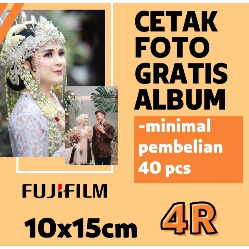 PROMO CETAK FOTO FUJIFILM FRONTIR UKURAN 4R (10X15)