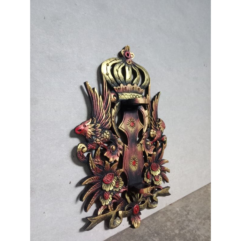 Blawong keris ukiran burung