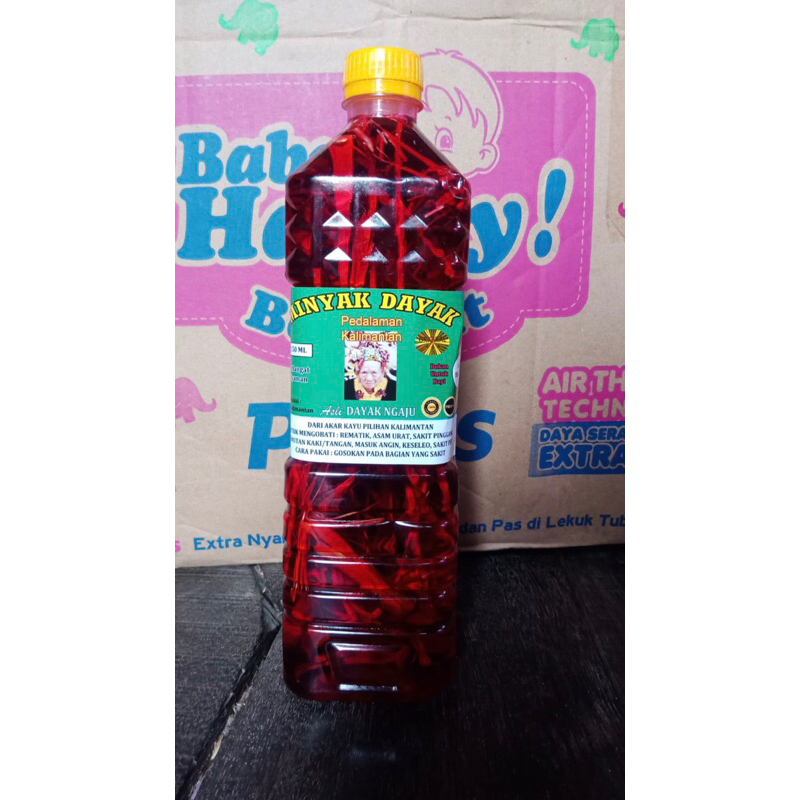 

Minyak dayak pedalaman khas kalimantan 1 liter panas, & nyaman