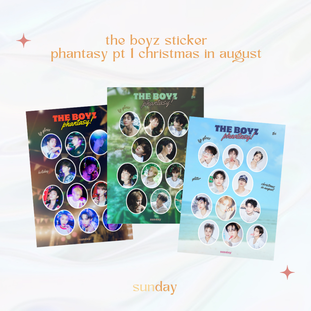 

SUNDAY - Sticker The Boyz Phantasy Lip Gloss Christmas in August