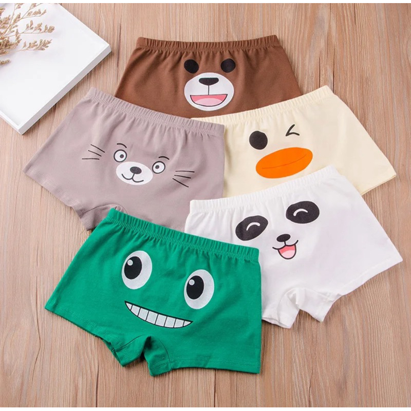 Celana Dalam Anak Laki Laki Bayi Boxer Kids Underwear Kolor Cangcut Kancut Celana Rumah Import Motif