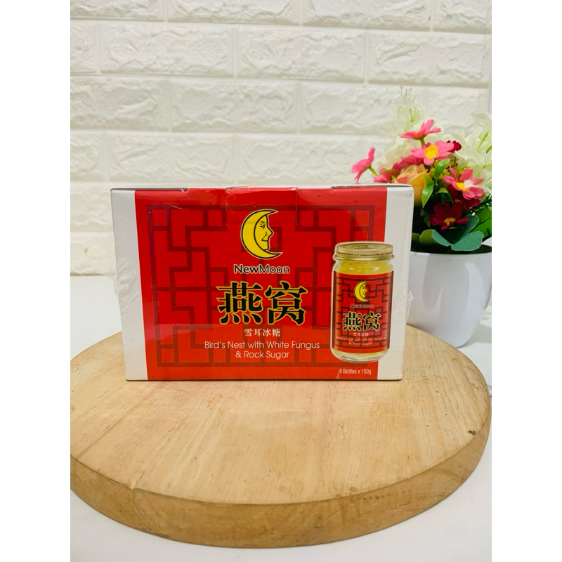 

Newmoon Bird Nest With White Fungus Rock Sugar 6btl