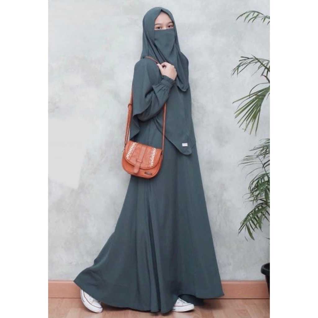 ARAYA Gamis Cantik Set Hijab dan Cadar