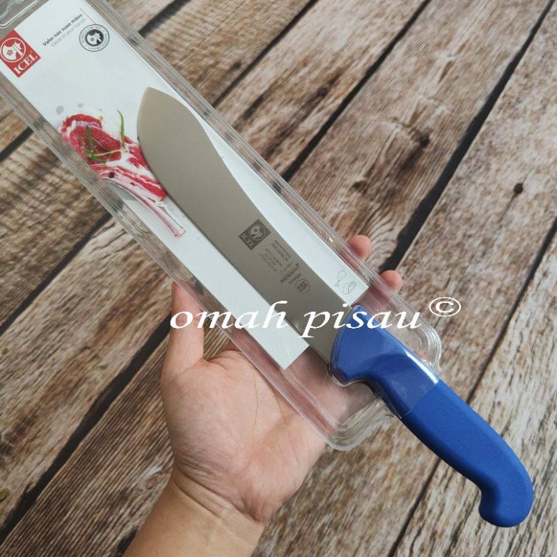 butcher knife bullnose icel 20 cm 286.3602.20 blue pisau Sembelih asli original Portugal