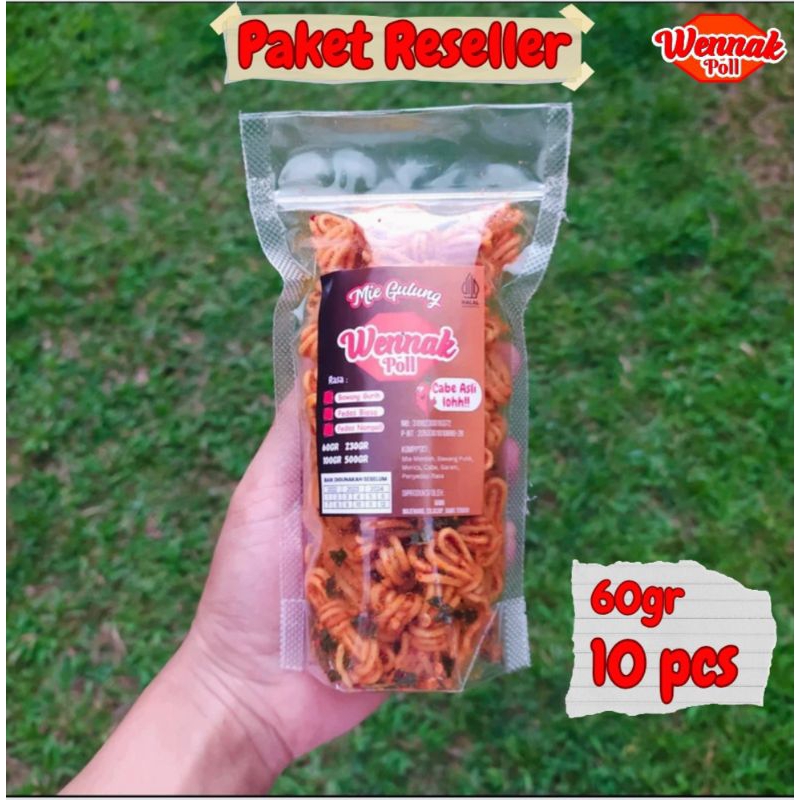 

Mie Gulung PAKET RESELLER 10PCS Pedas Daun Jeruk | Renyah CABE ASLI | BARU SETIAP HARI