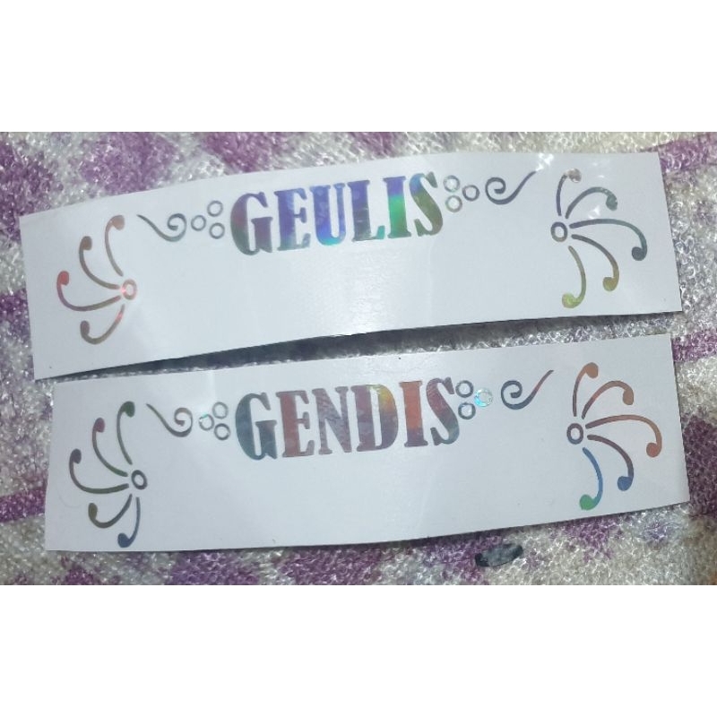 

TERLARIS DAN TERMURAH CUTTING STIKER NAMA HOLOGRAM BISA REQUEST NAMA CUSTOM SESUKA HATI