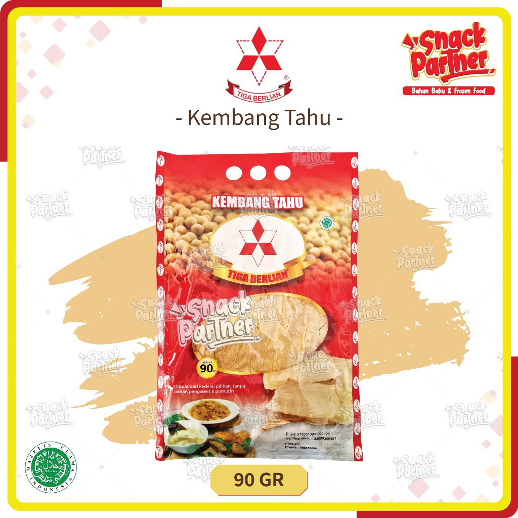 

KEMBANG TAHU 90 GR - Tofu Skin TIGA BERLIAN