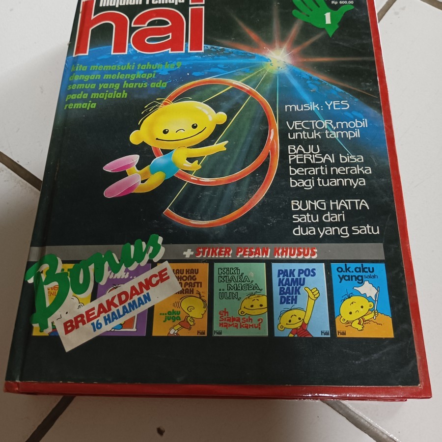 Bundel Majalah Hai Jadul No.1-8 1985 8 Majalah