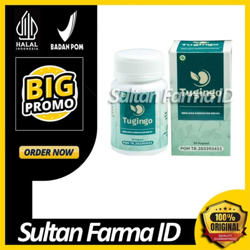 TUGINGO ® Tugingo Original | Tugingo Asli | Penghancur Batu Ginjal | Membantu Mengobati Gagal Ginjal