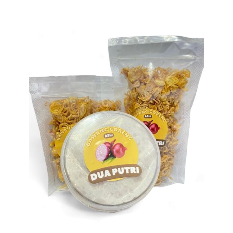 

bawang goreng asli 100% tanpa campuran tepung toples 100gram