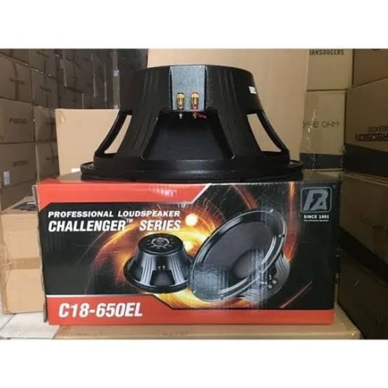 SPEAKER COMPONENT P.AUDIO C18-650EL SUBWOOFER 18 INCH VC 4 INCH P AUDIO