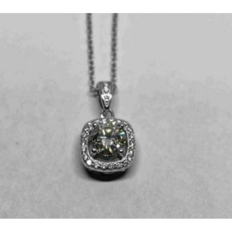 [Luxe Jewellery] 70-Kalung Moissanite Wanita 1 Carat Bersertifikat GRA | Moissanite Women Bracelet 1