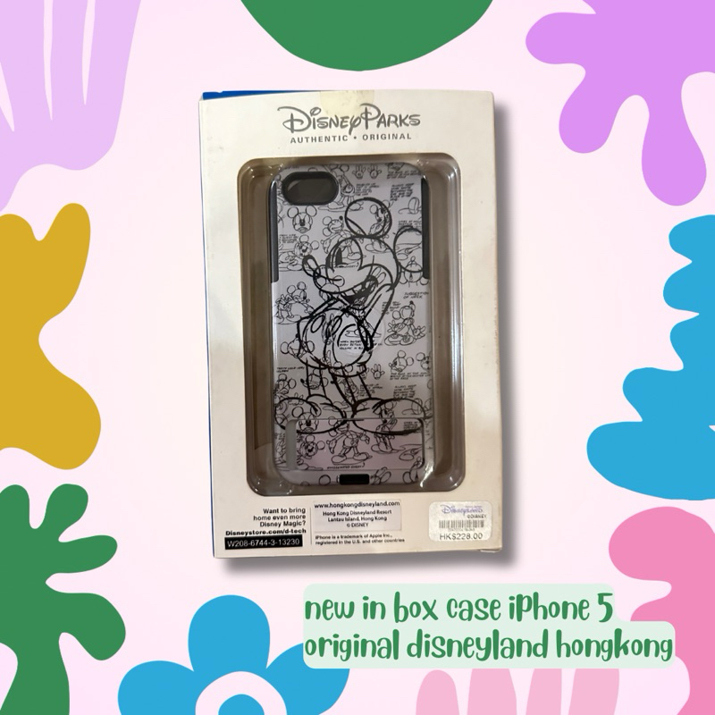 case iphone 5 mickey ori disneyland hong kong
