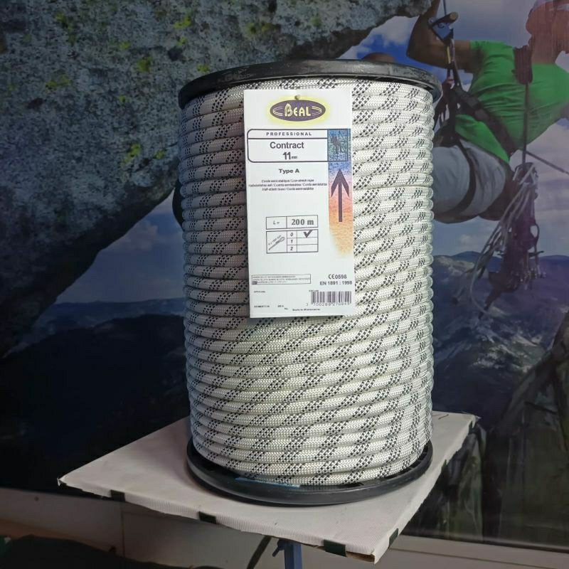 Jual Tali Karmantel Statis  Contract 11mm × 200meter/Tali Karmantel Meteran / Tali Panjat Tebing / T