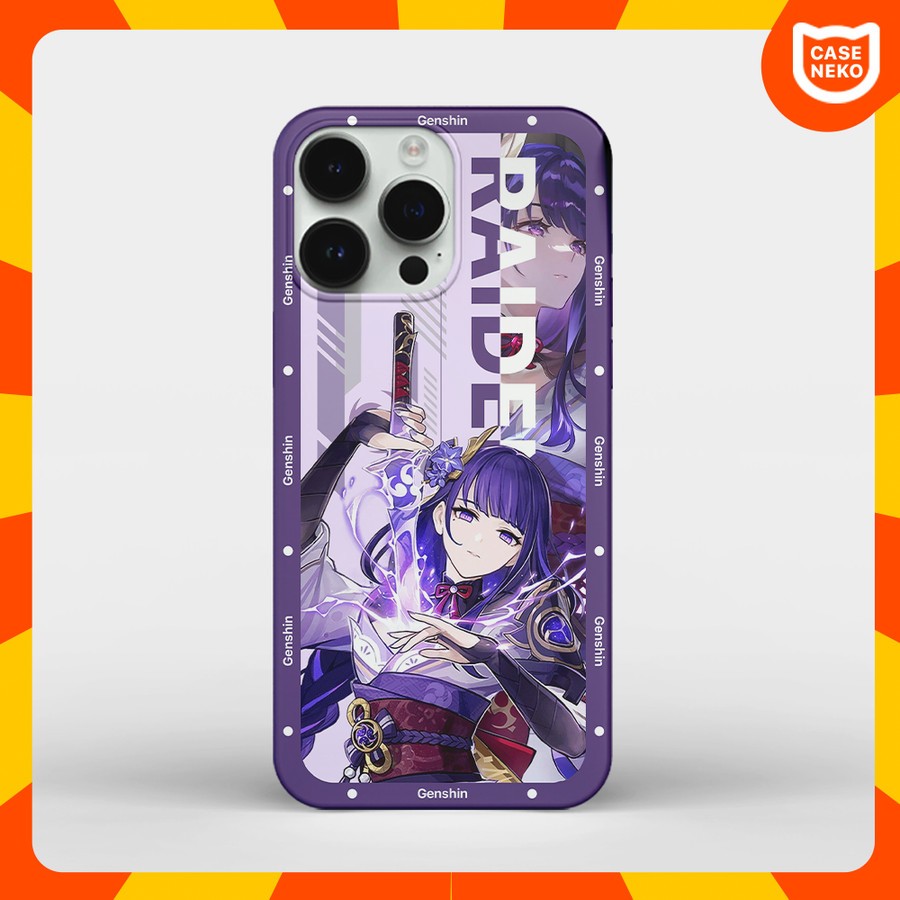 Casing HP Raiden Shogun Ei Genshin Impact Custom Case All Type HP v2