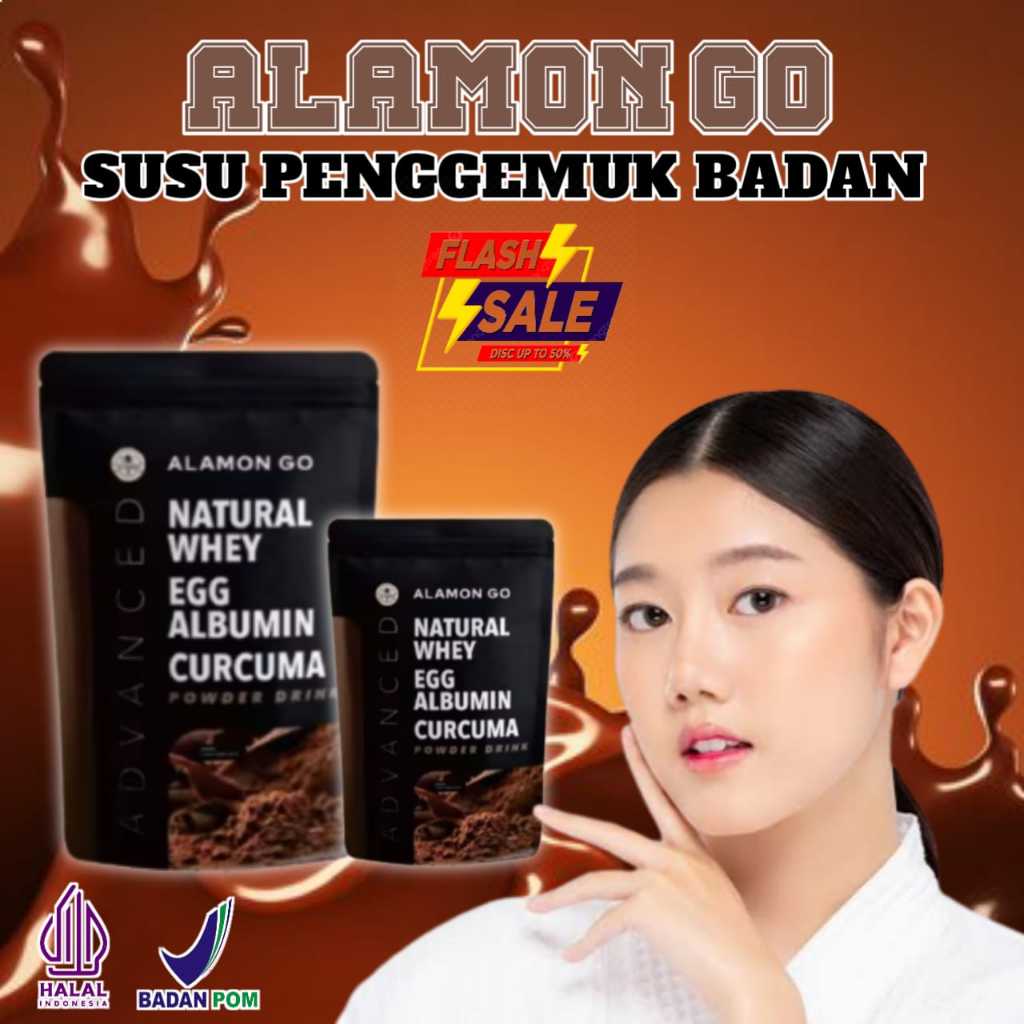 

Susu Penambah Berat Badan / Puluhan Ribu Testimoni / Alamon GO / Natural Weight Gain Susu Penggemuk Badan Alamon Go Susu Penambah Nafsu Makan
