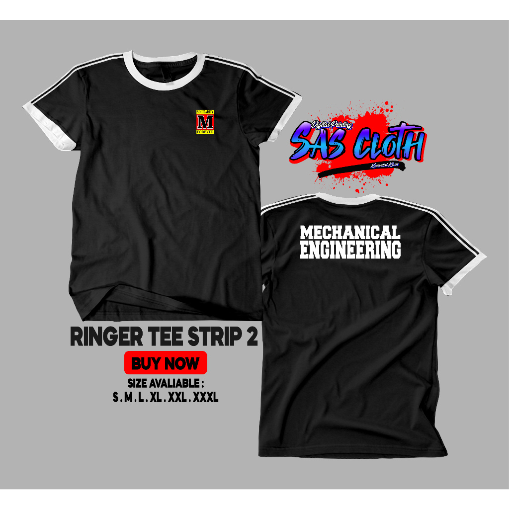 baju Kaos T-shirt Teknik Mesin M solver / kaos engineering / kaos pria wanita terlaris