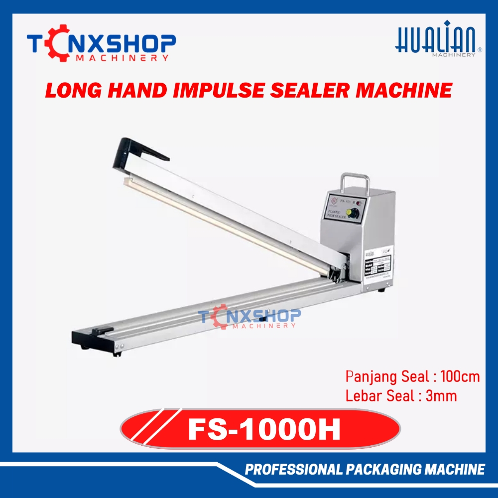 Hand Impulse Sealer 100 cm Mesin Press Perekat Plastik Laundry Alufoil