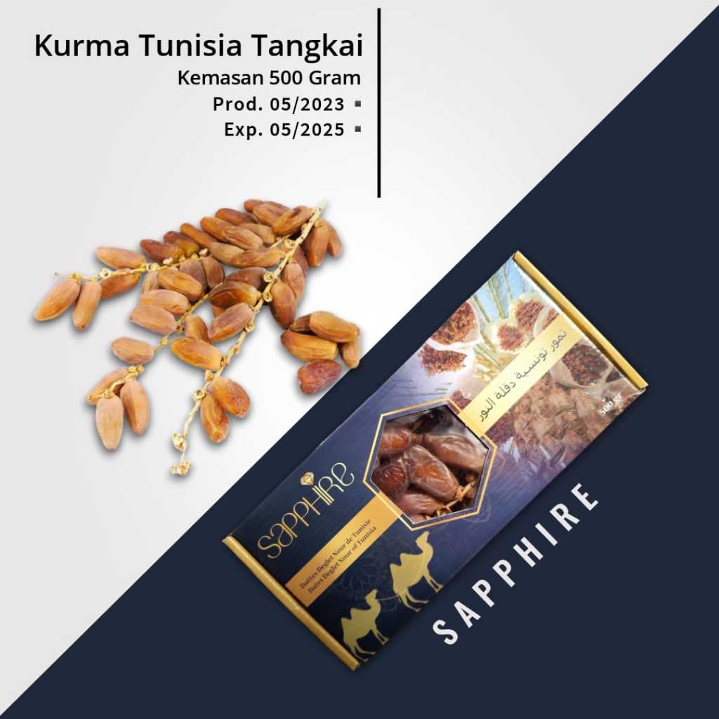 

Tunisia Tangkai SAPPHIRE Kemasan 500gr