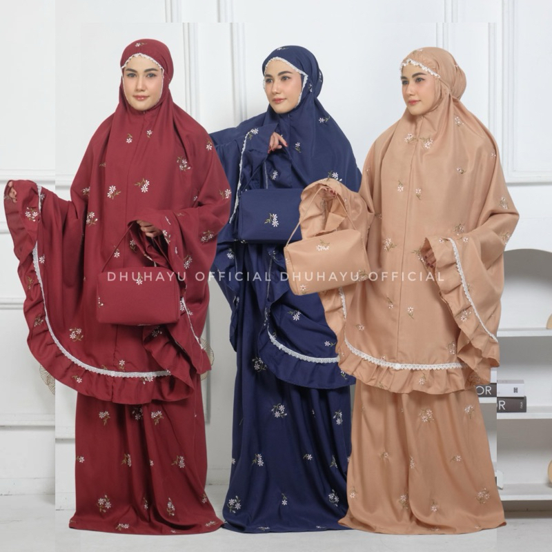 MUKENA DEWASA INARA 2in1 BORDIR KHAS TASIKMALAYA