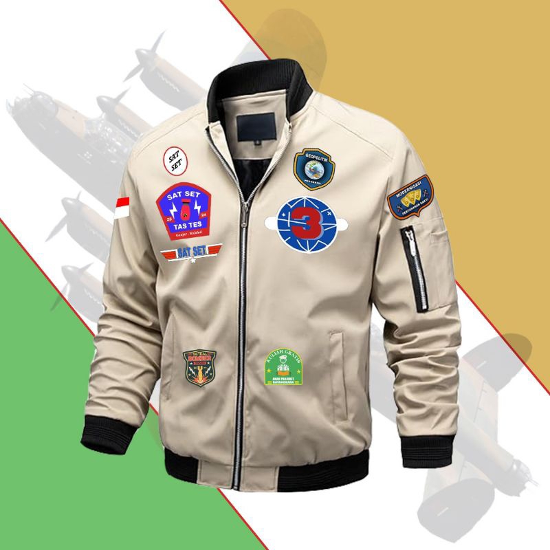 Jacket Crem Elegant Top GUN Sat set Capres 3