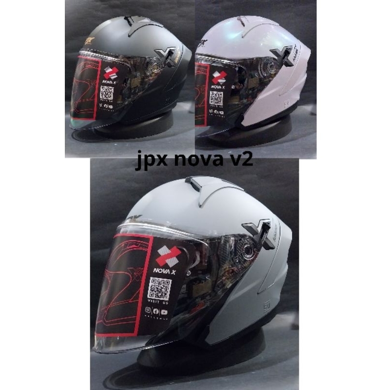 HELM JPX NOVA X V2 POLOS  | HELM JPX HALF FACE