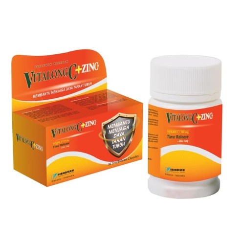 Vitalong C + Zinc Isi 30 - Vitalong C + Zinc Botol