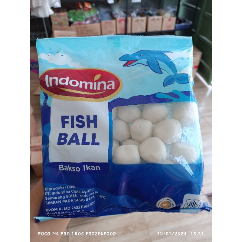 

INDOMINA Bakso Ikan/Bakso Udang 500g