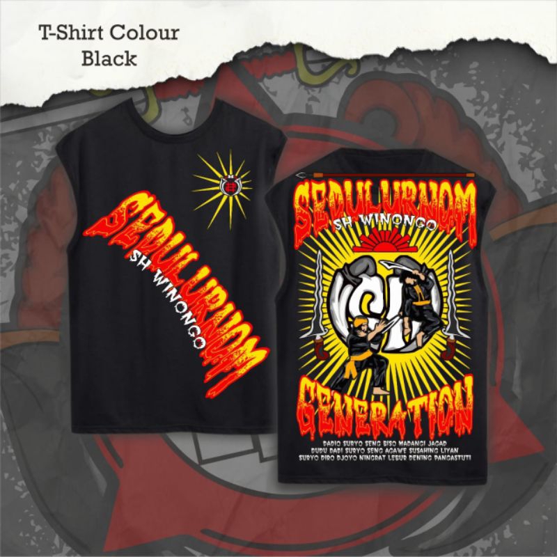 KAOS SINGLET PSHW SEDULURAN SH WINONGO GENERATION SINGLET PSHW TERBARU - SINGLET PSHW LAMBANG