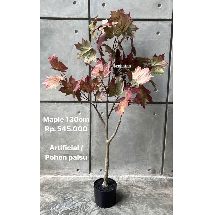 Pohon Maple Tinggi 130cm / Pohon Hias Palsu/ Artificial plant