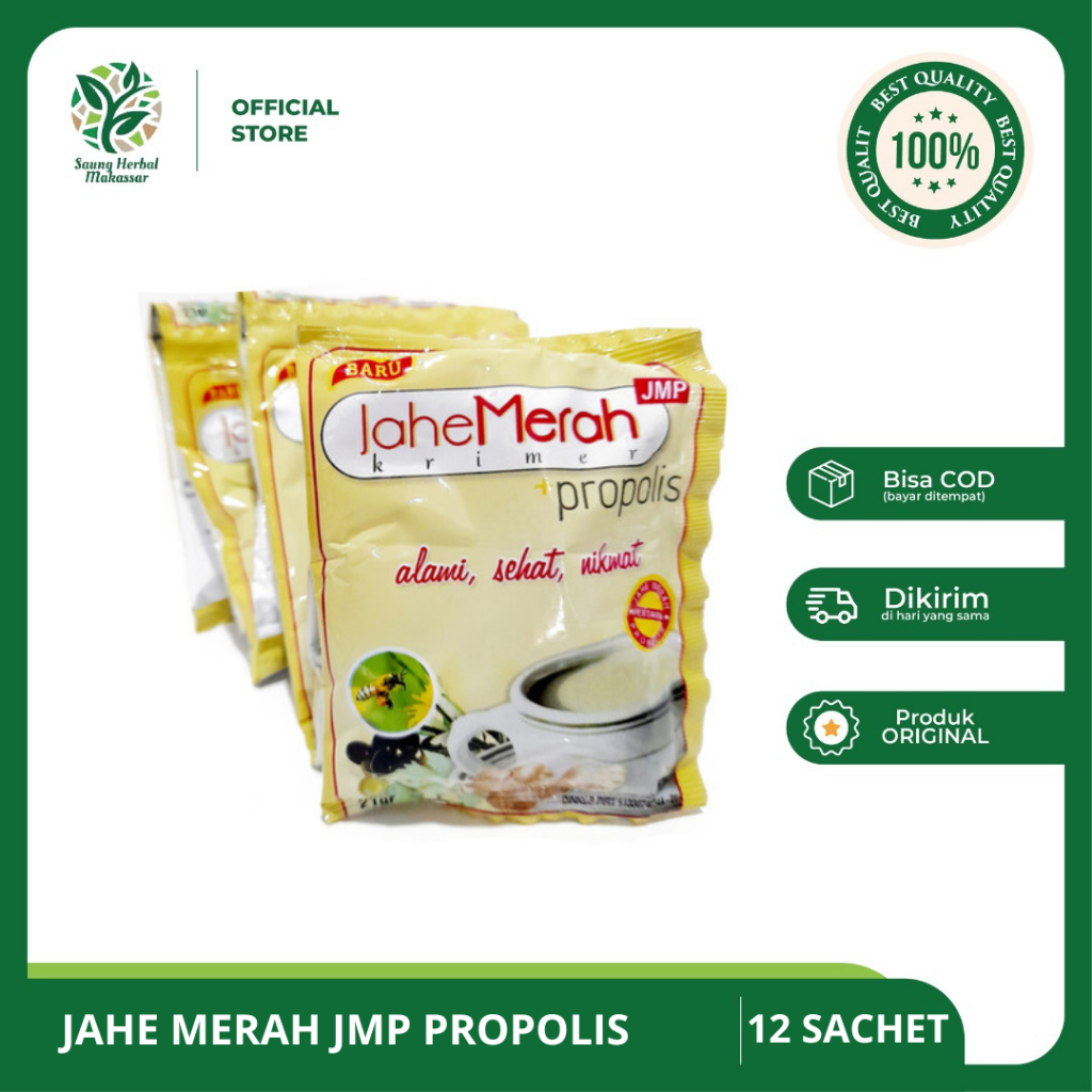 

Jahe Merah Propolis Krimer JMP - 10 Sachet