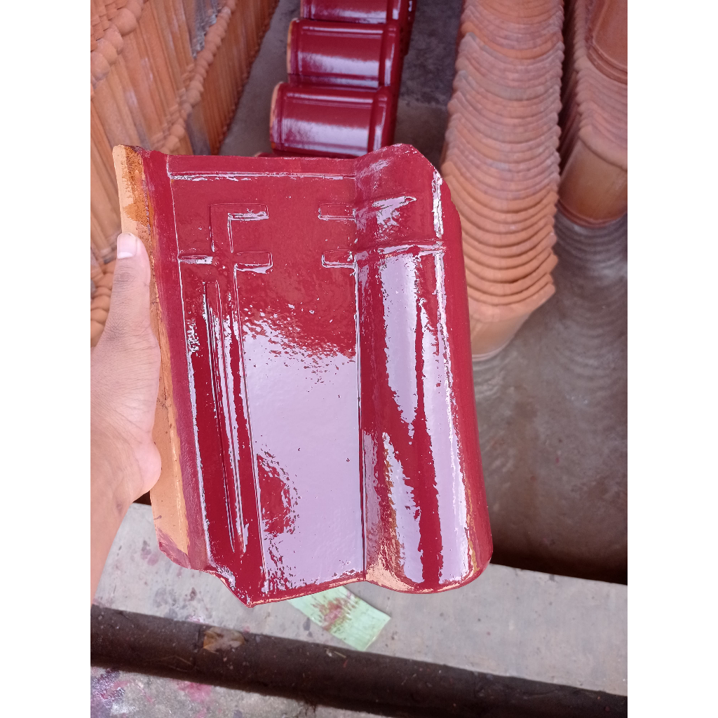 Genteng Mantili Cat Pernis Merah Best Seller (bisa request warna)