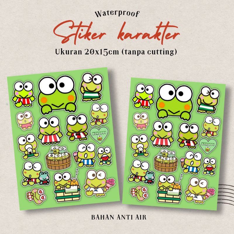 

STIKER KARAKTER LUCU / WATERPROOF / ANTI AIR
