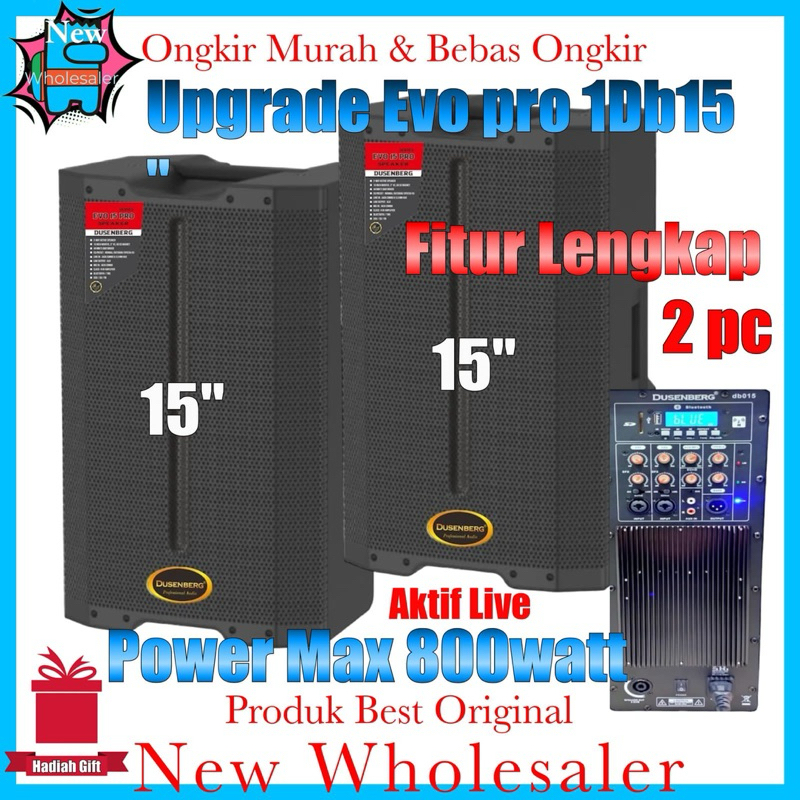 Speaker Aktif 15 inch Tsw Upgrade power Echo evo 15 pro new Original