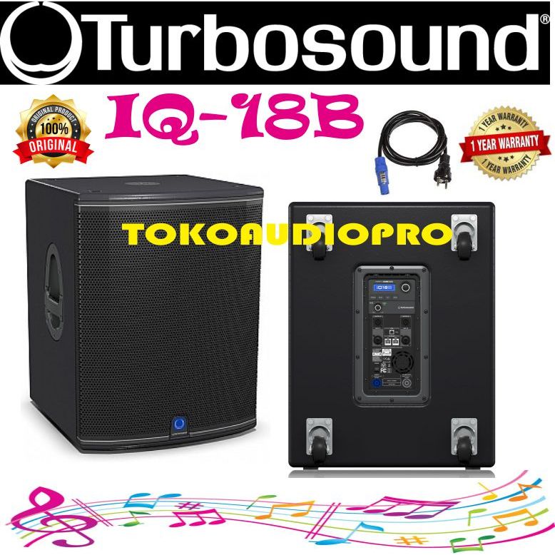 Subwoofer Turbosound IQ118B 18" Aktif Subwoofer TurboSound IQ-18B Aktif Sub