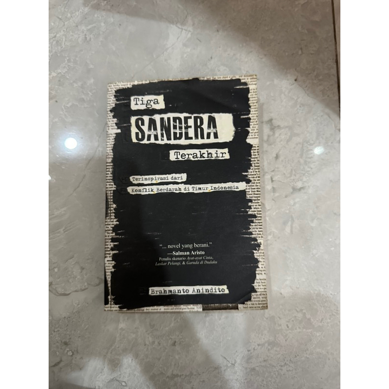 [PRELOVED] Novel “Tiga Sandera Terakhir” Karya Brahmanto Anindito