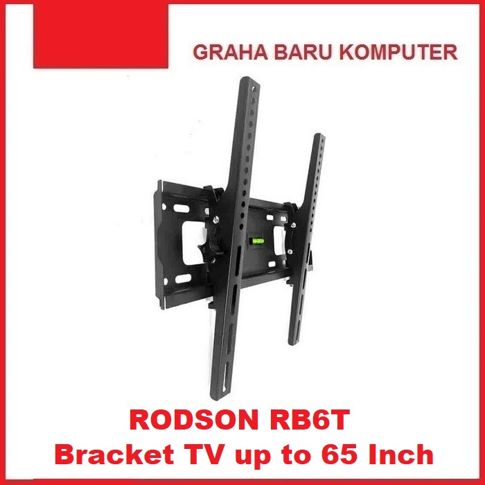 Rodson RB6T Bracket Dinding TV LED LCD 32 - 65 Inch Flat Panel TV Wall Mount