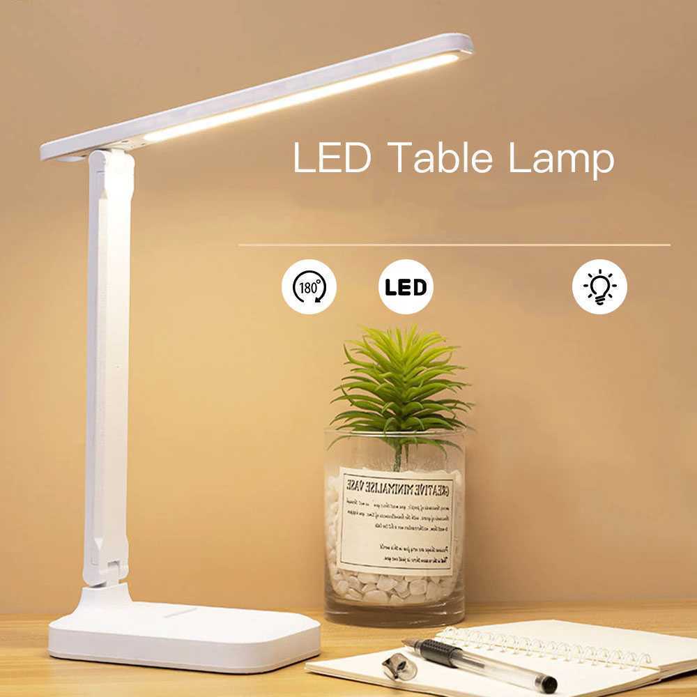 Taffled Lampu Meja Belajar Lampu Usb 8 W Led Eye Lampu Meja Belajar Aesthetic Lampu Lipat Mini 3 Mod